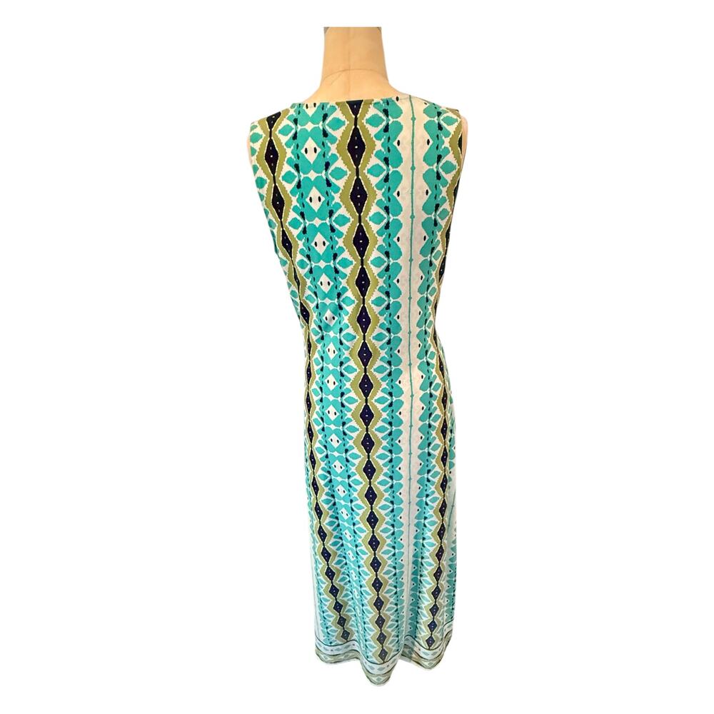 Aztec Print Turquoise Sundress - Picture 4 of 5
